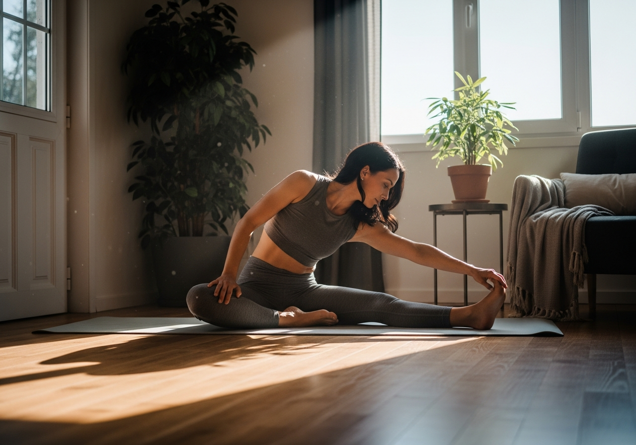 Занятие пилатесом